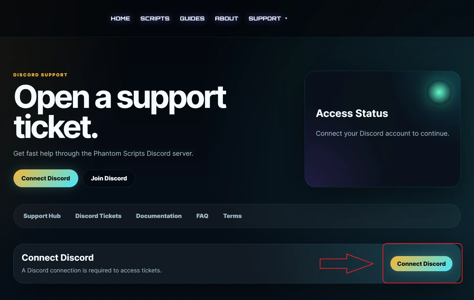 2. Authorise the Discord connection