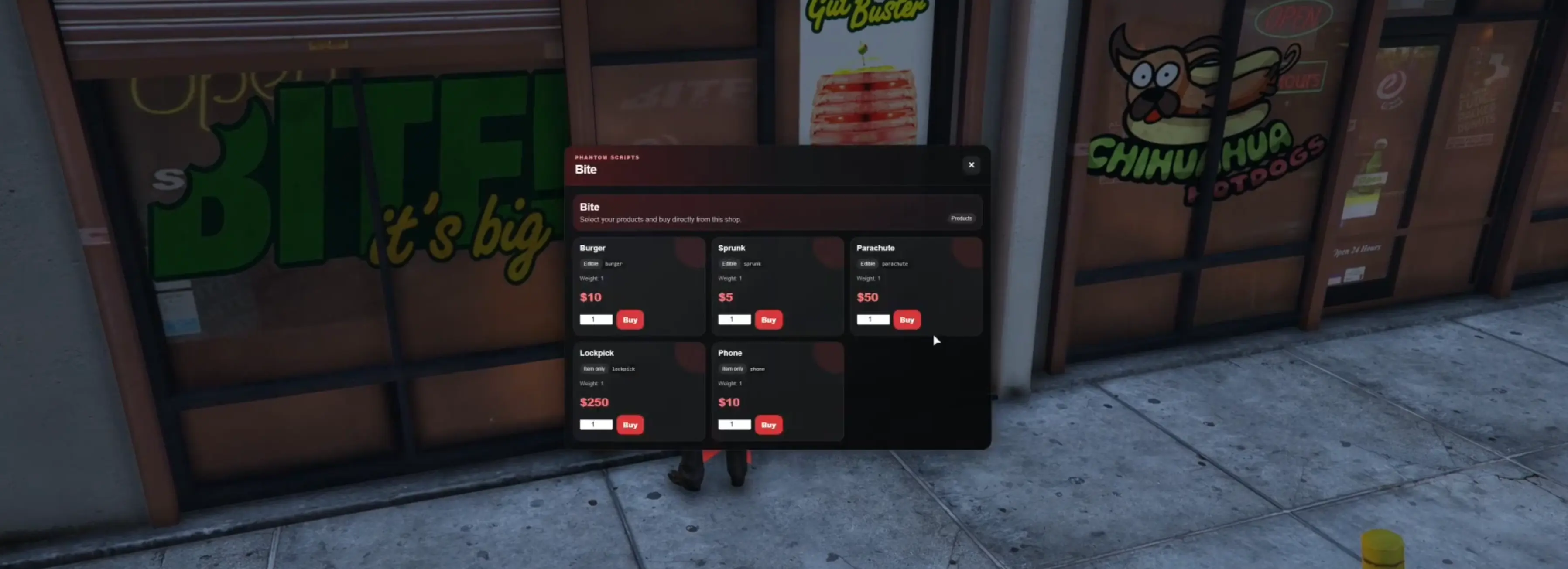 Phantom Advanced Shop System